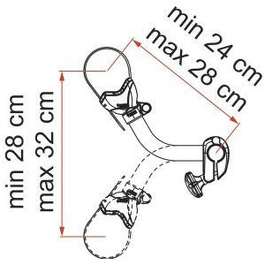 Fiamma Bike-Block Pro S 2 - Deep Black 07215M01A Fiamma - Bars 4 Cars