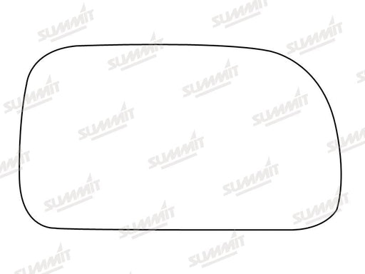 Summit Stick-On Standard Mirror Glass fits Mitsubishi Space Wagon RHS Summit - Bars 4 Cars