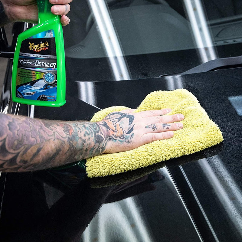 Meguiar's Hybrid Ceramic Detailer & Ceramic Spray Wax 768ml Car Care Bundle Meguiars - Bars 4 Cars