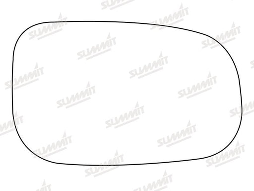 Summit Heated Base Plate With Standard Mirror Glass fits Volvo S40 RHS Summit - Bars 4 Cars