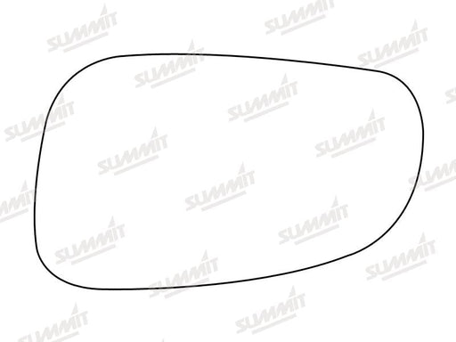 Summit Stick-On Standard Mirror Glass fits Volvo S60 V70 00 on LHS Summit - Bars 4 Cars