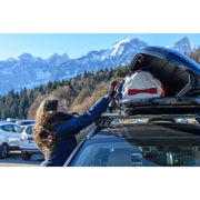 Menabo Diamond 500 Litre Black Roof Box with Duo Opening (75kg Max.) Menabo - Bars 4 Cars