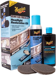 2x Meguiar's G2970EU Two Step Headlight Restoration Kit Meguiar's - Bars 4 Cars