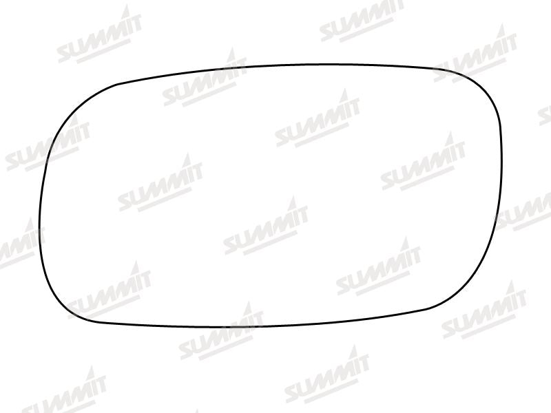 Summit Stick-On Standard Mirror Glass fits Vauxhall Astra LHS Summit - Bars 4 Cars