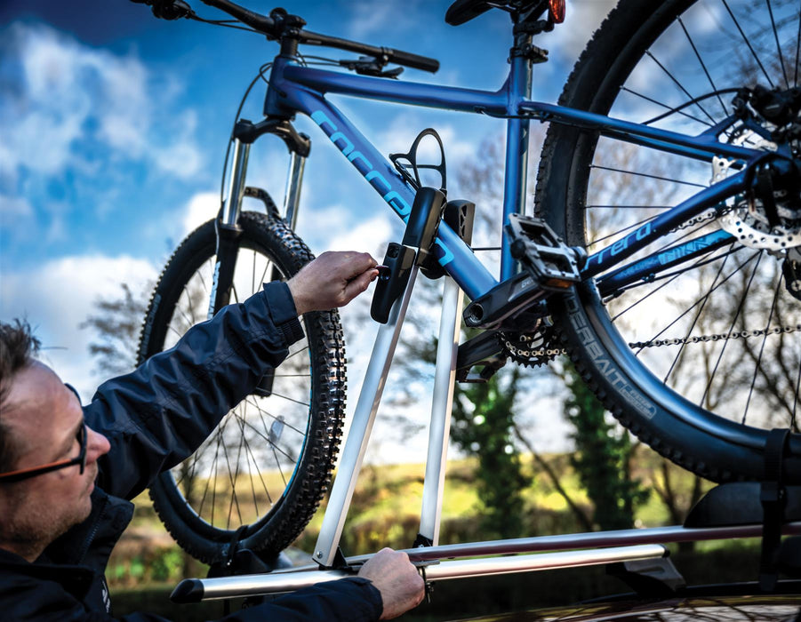 Maypole Aluminium Roof Top Bike Cycle Carrier Locking T Track Maypole - Bars 4 Cars