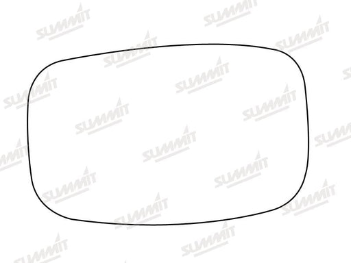 Summit Heated Base Plate With Standard Mirror Glass fits Ford Fiesta 94 to 02, Escort 94 on LHS Summit - Bars 4 Cars