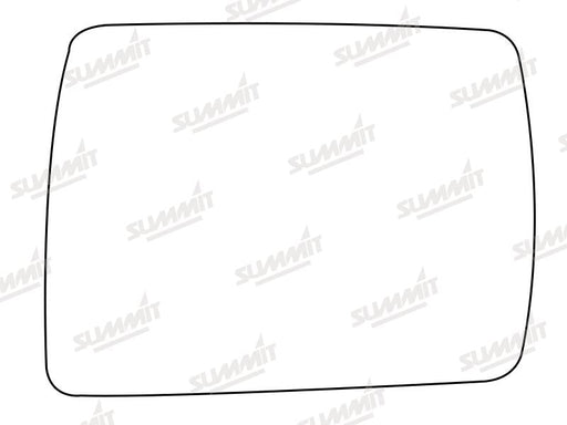 Summit Stick-On Standard Mirror Glass fits Daihatsu Fourtrak RHS Summit - Bars 4 Cars