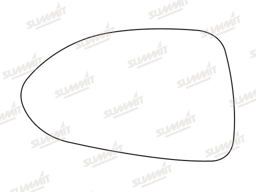 Summit Stick-On Standard Mirror Glass fits Vauxhall Corsa 07 on LHS Summit - Bars 4 Cars