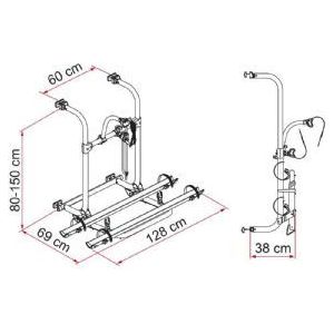 Fiamma Carry-Bike Pro 02096-09- Fiamma - Bars 4 Cars