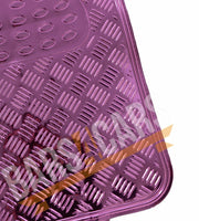 Universal Pink Metallic Streetwize Checker RubberGirls Car Floor Mats Set SWTP6 Streetwize - Bars 4 Cars