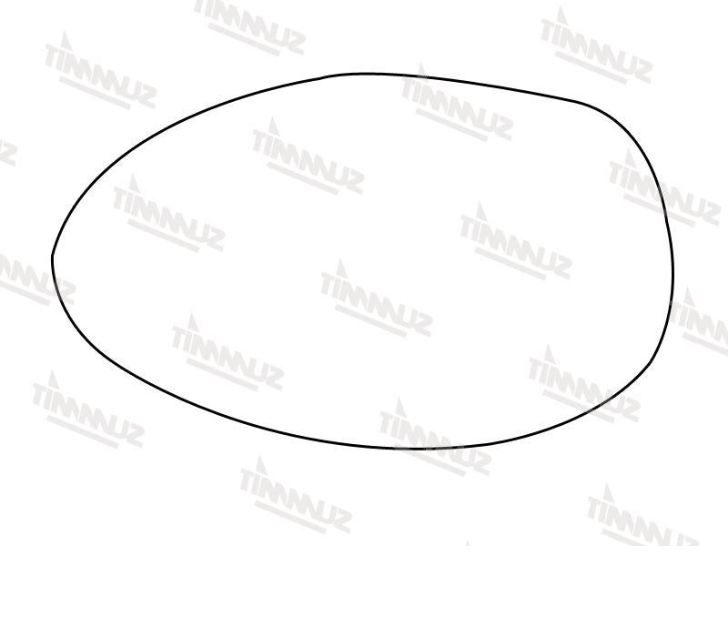 Summit Stick-On Aspheric Mirror Glass fits Alfa 147 RHS Summit - Bars 4 Cars