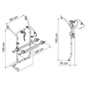 Fiamma Carry-Bike Vw T5 02096-17- Fiamma - Bars 4 Cars
