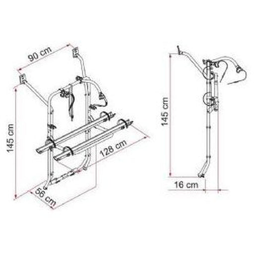 Fiamma Carry-Bike Vw T5 02096-17- Fiamma - Bars 4 Cars
