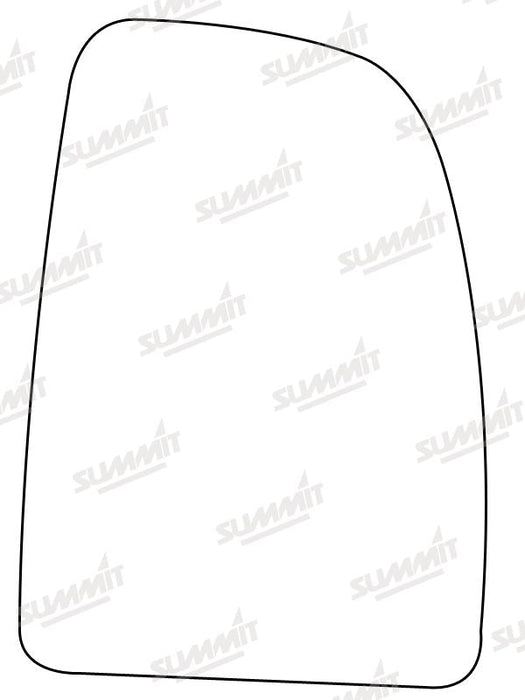 Summit Stick-On Commercial Mirror Glass fits Citroen Jumper, Fiat Ducato, Peugeot Boxer RHS Summit - Bars 4 Cars