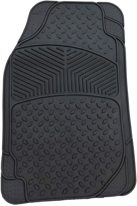 Heavy Duty Rubber Car Floor Mats Set Non Slip Washable Universal Fit UKB4C - Bars 4 Cars