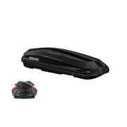 Menabo Diamond 500 Litre Black Roof Box with Duo Opening (75kg Max.) Menabo - Bars 4 Cars