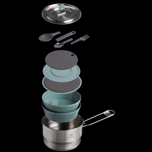 Stanley Wildfare Go Two Bowl Cookset Shale/Charcoal Stanley - Bars 4 Cars