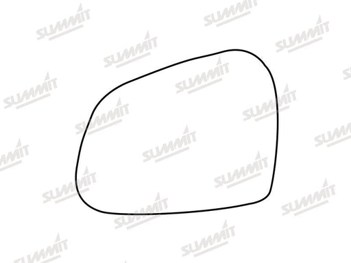 Summit Base Plate With Standard Mirror Glass fits Hyundai i10 13 on LHS Summit - Bars 4 Cars