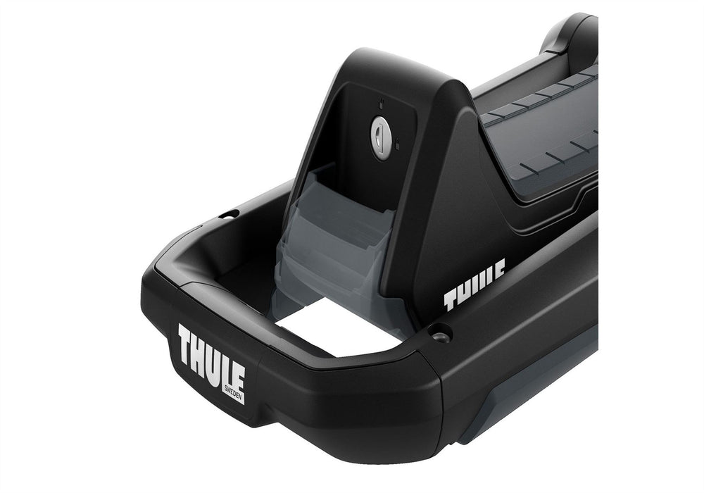 Thule Hull-a-Port Aero kayak rack foldable j-style black Thule - Bars 4 Cars