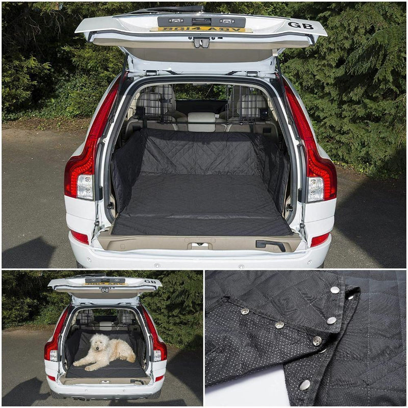 Waterproof Quilted Padded Dog Pet Mat Car Boot Liner & Bumper Protector UKB4C - Bars 4 Cars