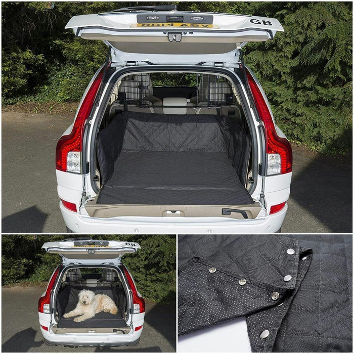 Waterproof Quilted Padded Dog Pet Mat Car Boot Liner & Bumper Protector UKB4C - Bars 4 Cars