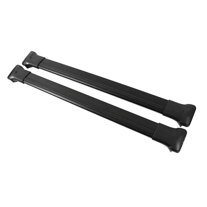 Roof Bars Rack Aluminium Black fits Ford Courier 2014- Onwards