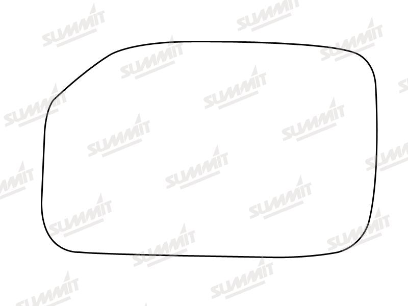 Summit Stick-On Standard Mirror Glass fits Peugeot 106 RHS Summit - Bars 4 Cars