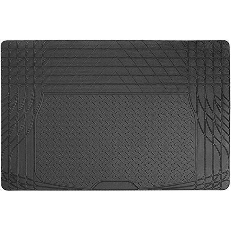 Heavy Duty Rubber Car Boot Liner Mat Universal Fit Sakura - Bars 4 Cars