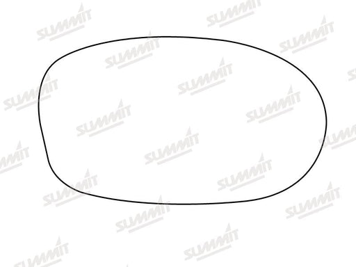 Summit Stick-On Standard Mirror Glass fits Fiat Seicento RHS Summit - Bars 4 Cars