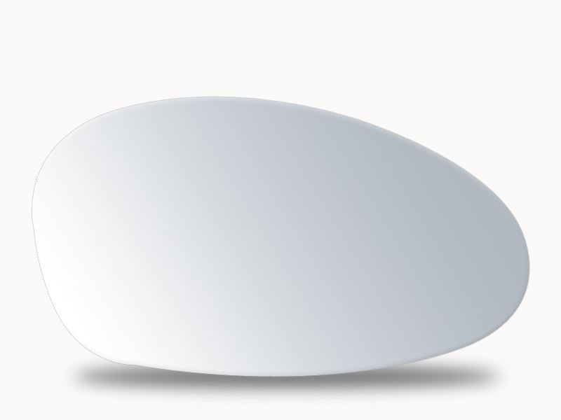 Summit Stick-On Anti Dazzle Mirror Glass fits BMW 1 3 Series 05 on RHS Summit - Bars 4 Cars