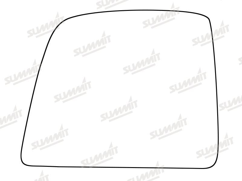 Summit Stick-On Commercial Mirror Glass fits Ford Connect LHS Summit - Bars 4 Cars