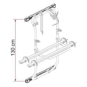 Fiamma Kit Bars Dj Ducato >06 For Cb Dj Deep Black 08754-01A Fiamma - Bars 4 Cars