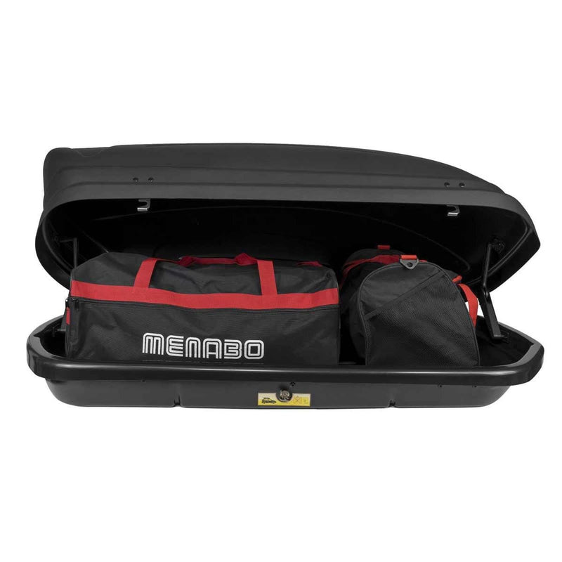 Menabo Mania 460 Litre Black Roof Box (75kg Max.) Menabo - Bars 4 Cars