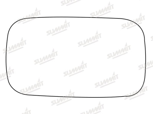Summit Stick-On Standard Mirror Glass fits Volvo V50 04 to 12 LHS Summit - Bars 4 Cars