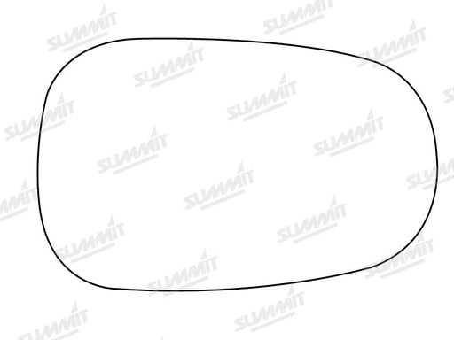 Summit Stick-On Anti Dazzle Mirror Glass fits Renault Megane LHS Summit - Bars 4 Cars