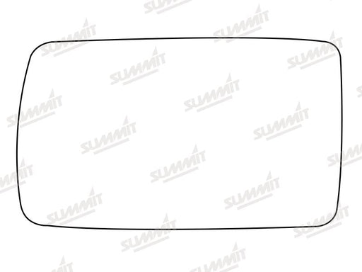 Summit Stick-On Anti Dazzle Mirror Glass fits Alfa 155 LHS Summit - Bars 4 Cars