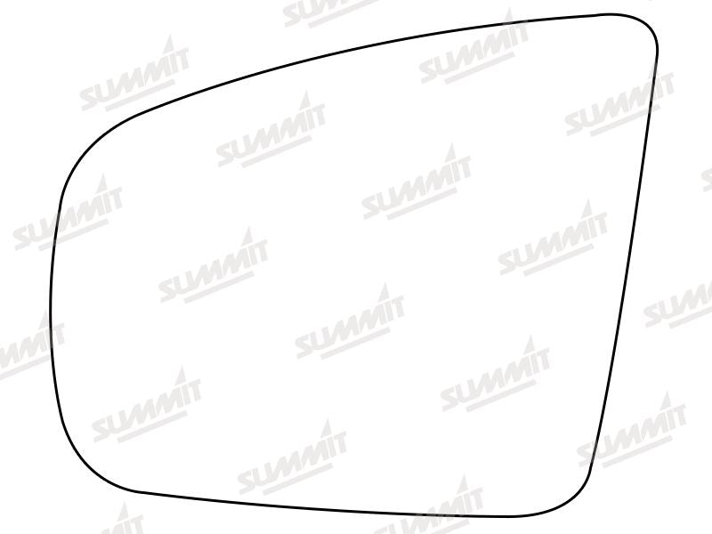 Summit Heated Base Plate With Blind Spot Mirror Glass fits BMW X5 LHS Summit - Bars 4 Cars