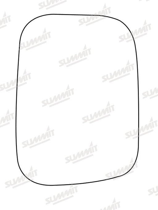 Summit Stick-On Commercial Mirror Glass fits Nissan Urvan RHS 79 to 95 Summit - Bars 4 Cars