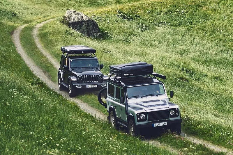 Thule Basin Hard Shell Roof Tent Black 2 Person Tent Thule - Bars 4 Cars