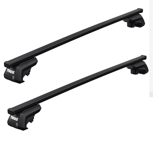 Thule SquareBar Evo Roof Bars Black fits Hyundai Inster 2024- 5 doors with Raised Rails Thule - Bars 4 Cars