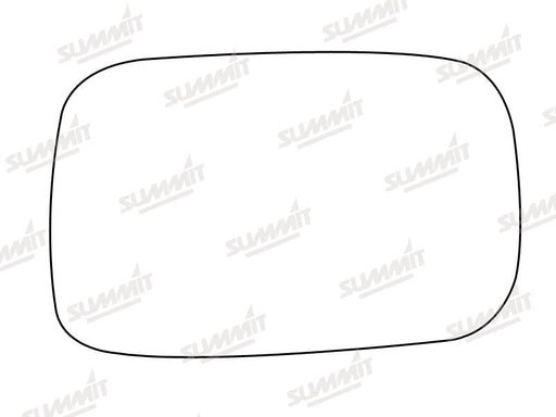 Summit Stick-On Standard Mirror Glass fits Ford Fiesta RHS Summit - Bars 4 Cars