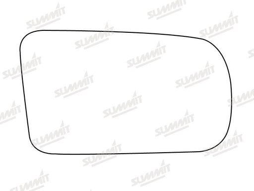Summit Stick-On Standard Mirror Glass fits Toyota Camry 90 to 96 RHS Summit - Bars 4 Cars