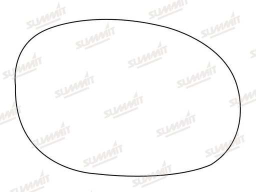 Summit Heated Base Plate With Standard Mirror Glass fits Peugeot 206 RHS Summit - Bars 4 Cars