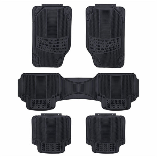 5 Piece MPV Heavy Duty Rubber Non Slip Car Mats Set Universal Fit UKB4C - Bars 4 Cars