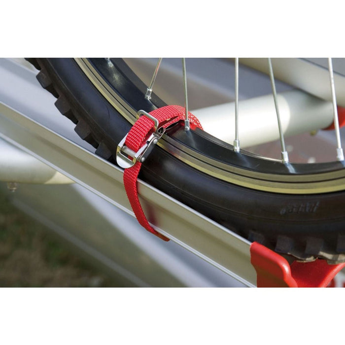 Fiamma Strap Kit Red Pair for Secure Bike Transport