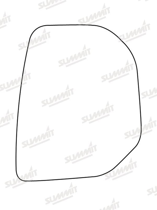 Summit Non-Heated Base Plate With Commercial Mirror Glass fits Peugeot Partner, Citroen Berlingo RHS Summit - Bars 4 Cars