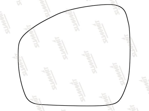 Summit Stick-On Standard Mirror Glass fits Land Rover Discovery 13 to 15 LHS Summit - Bars 4 Cars