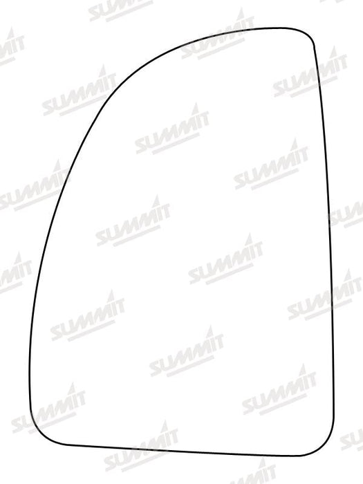 Summit Stick-On Standard Mirror Glass fits Citroen Jumper Ducato LHS Summit - Bars 4 Cars