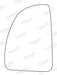 Summit Stick-On Standard Mirror Glass fits Citroen Jumper Ducato LHS Summit - Bars 4 Cars