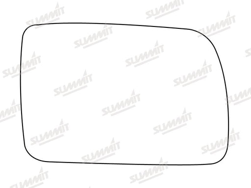 Summit Stick-On Standard Mirror Glass fits Kia Picanto 04 to 07 RHS Summit - Bars 4 Cars